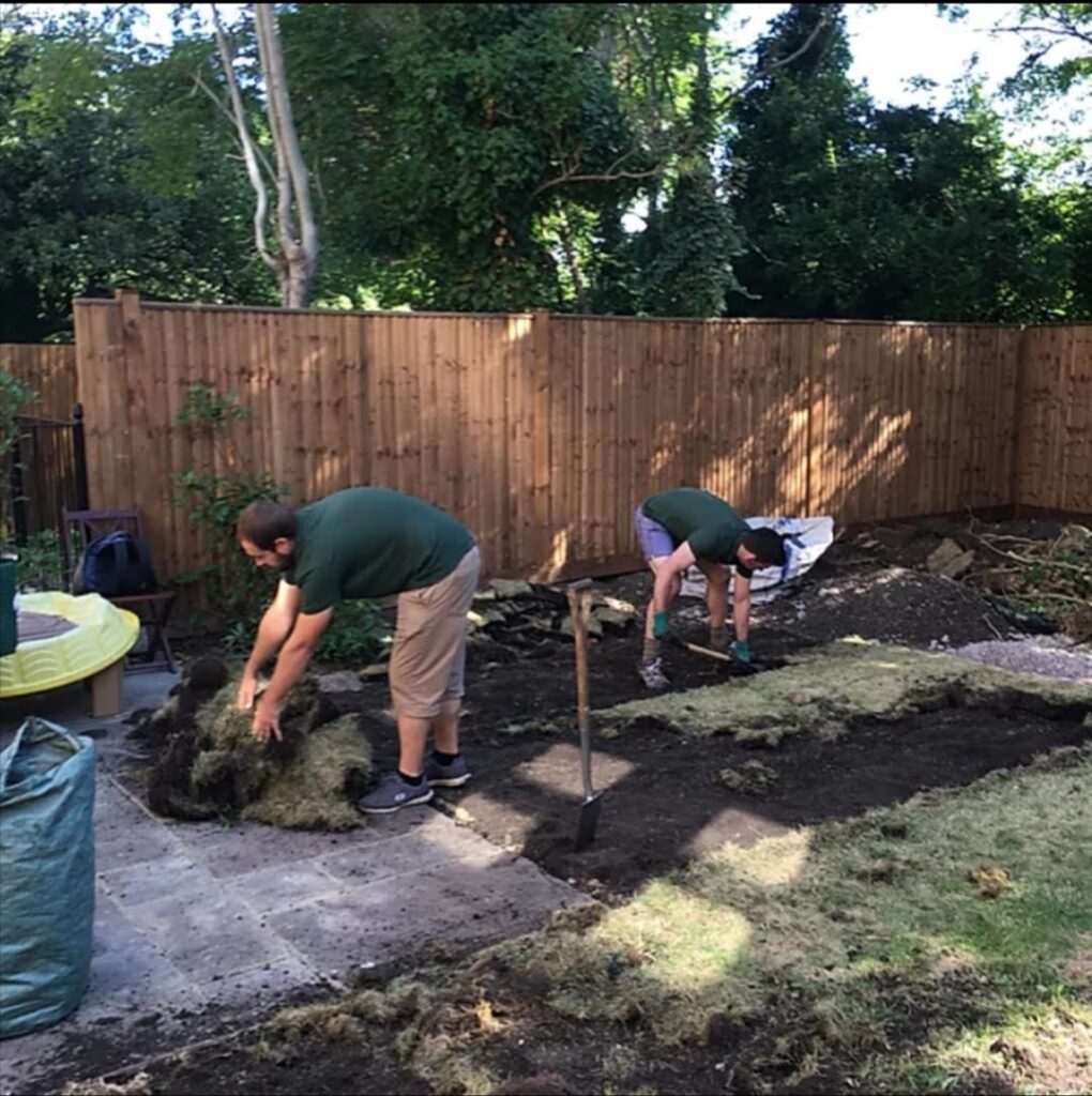 artificial grass installation